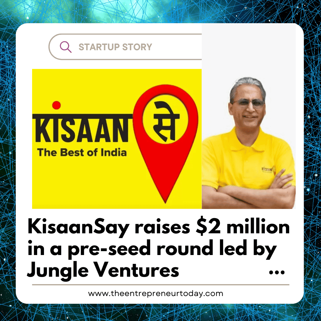 KisaanSay raises $2 million in a pre-seed round led by Jungle Ventures